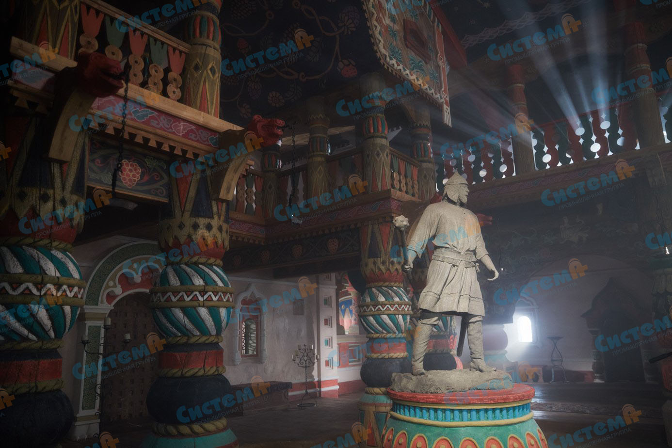 Производство декораций для съемок фильма Производство декораций для съемок фильма