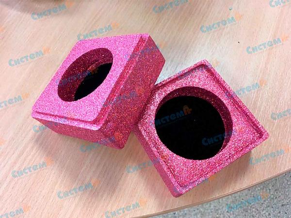 Изготовление упаковки с покрытием флока Изготовление упаковки с покрытием флока