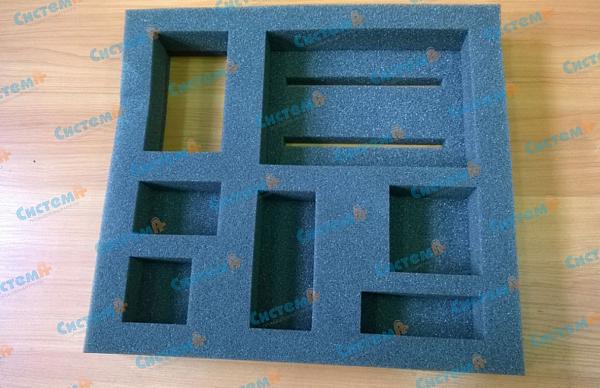 Упаковка из серого поролона Упаковка из серого поролона