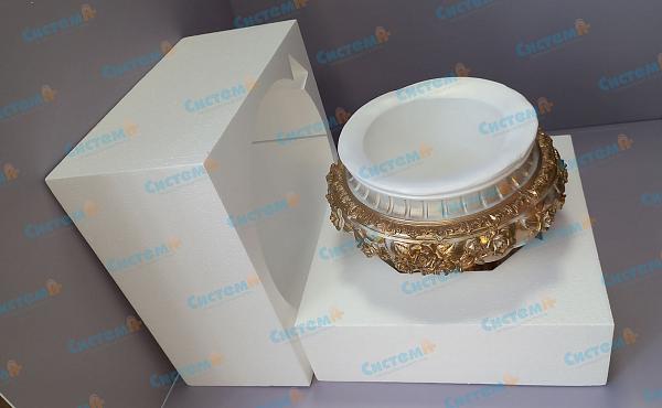 Защитная паковка для транспортировки вазы Защитная паковка для транспортировки вазы